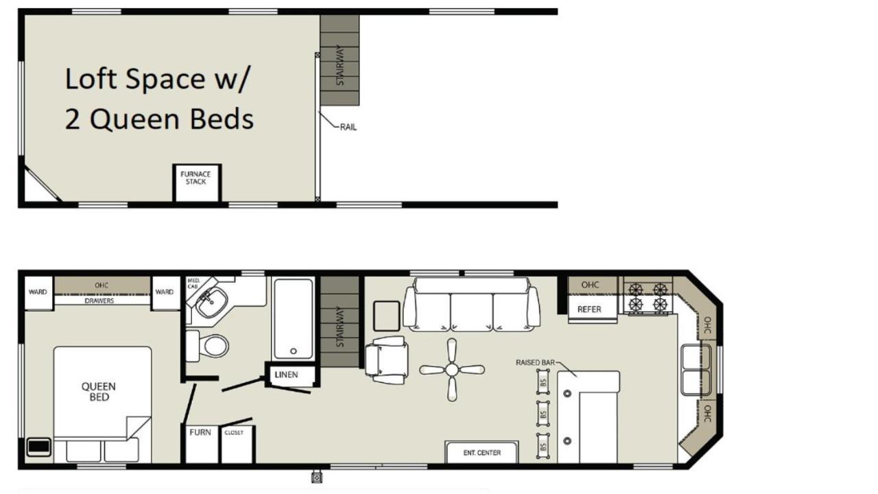 Funstays Glamping Tiny House W Loft - Site 2 Moab Exterior foto